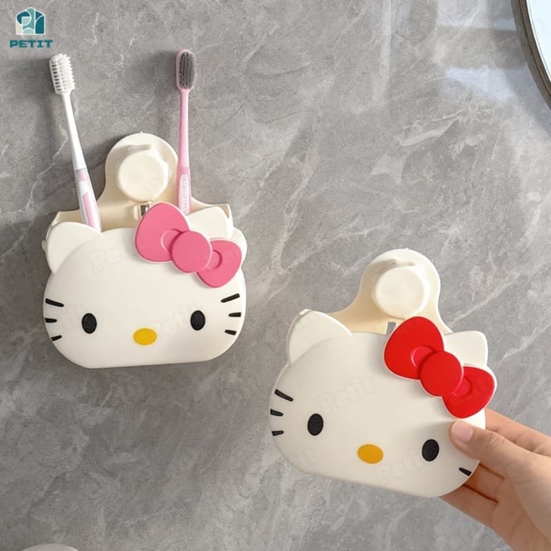 ชั้นวางของติดผนัง ชั้นวางแปรงสีฟัน Kt Cat ชั้นวางท่อระบายน้ำในห้องน้ำ ชั้นวางแปรงสีฟันอเนกประสงค์ รูปที่ 7