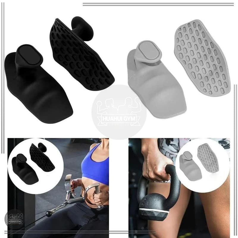 ซิลิโคนออกกําลังกาย Grips ซิลิโคนปาล์ม Ergonomic ออกแบบให้พกพาได้สะดวก Dumbbell Pull-Up การฝึกอบรมการออกกํา รูปที่ 6