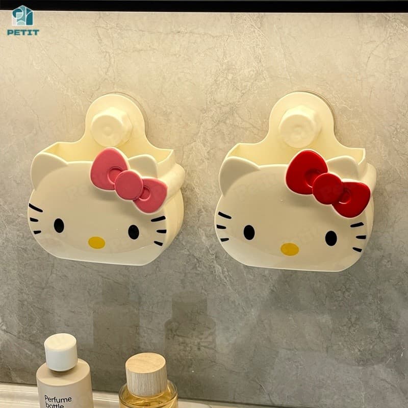 ชั้นวางของติดผนัง ชั้นวางแปรงสีฟัน Kt Cat ชั้นวางท่อระบายน้ำในห้องน้ำ ชั้นวางแปรงสีฟันอเนกประสงค์ รูปที่ 8