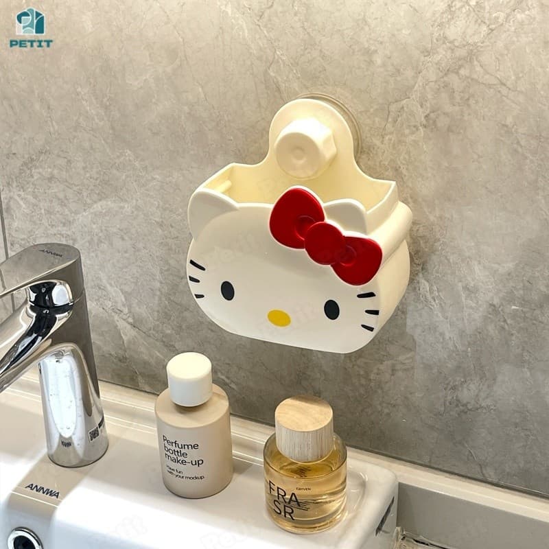 ชั้นวางของติดผนัง ชั้นวางแปรงสีฟัน Kt Cat ชั้นวางท่อระบายน้ำในห้องน้ำ ชั้นวางแปรงสีฟันอเนกประสงค์ รูปที่ 4