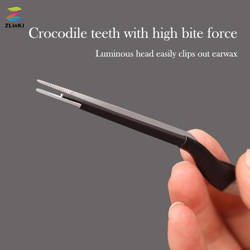 ZLinKJ เด็ก Ear Scoop Luminous Earwax s Advanced Visual Cerumen Earpi Hook ชาร์จหูขูด Professional ทําความสะอาดเครื่องมือใหม่ รูปที่ 6