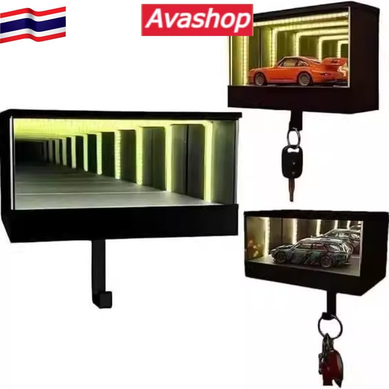 ที่แขวนพวงกุญแจโรงรถอินฟินิตี้, ที่ใส่กุญแจแขวนผนัง, ตกแต่งผนัง, สําหรับผู้ที่ชื่นชอบรถสํานักงานห้องโถง รูปที่ 1