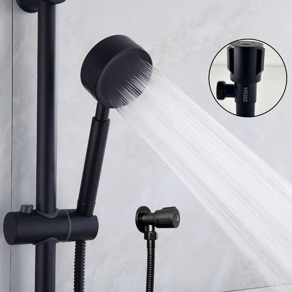 GLOPEARL วาล์วน้ำอเนกประสงค์ SUS304 สีดำ ทนทาน ใช้งานหลากหลาย ไม่เป็นสนิม สินค้า รูปที่ 6