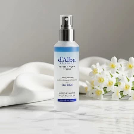 d'Alba Refresh Aqua Serum 100ml ดัลบา รีเฟรช อควา เซรั่ม สเปร์ยเซรั่มเติมความชุ่มชื้นให้ผิวล้ำลึก ปลอบประโลมผิวร้อน พร้อมลดอุณหภูมิผิว รูปที่ 9