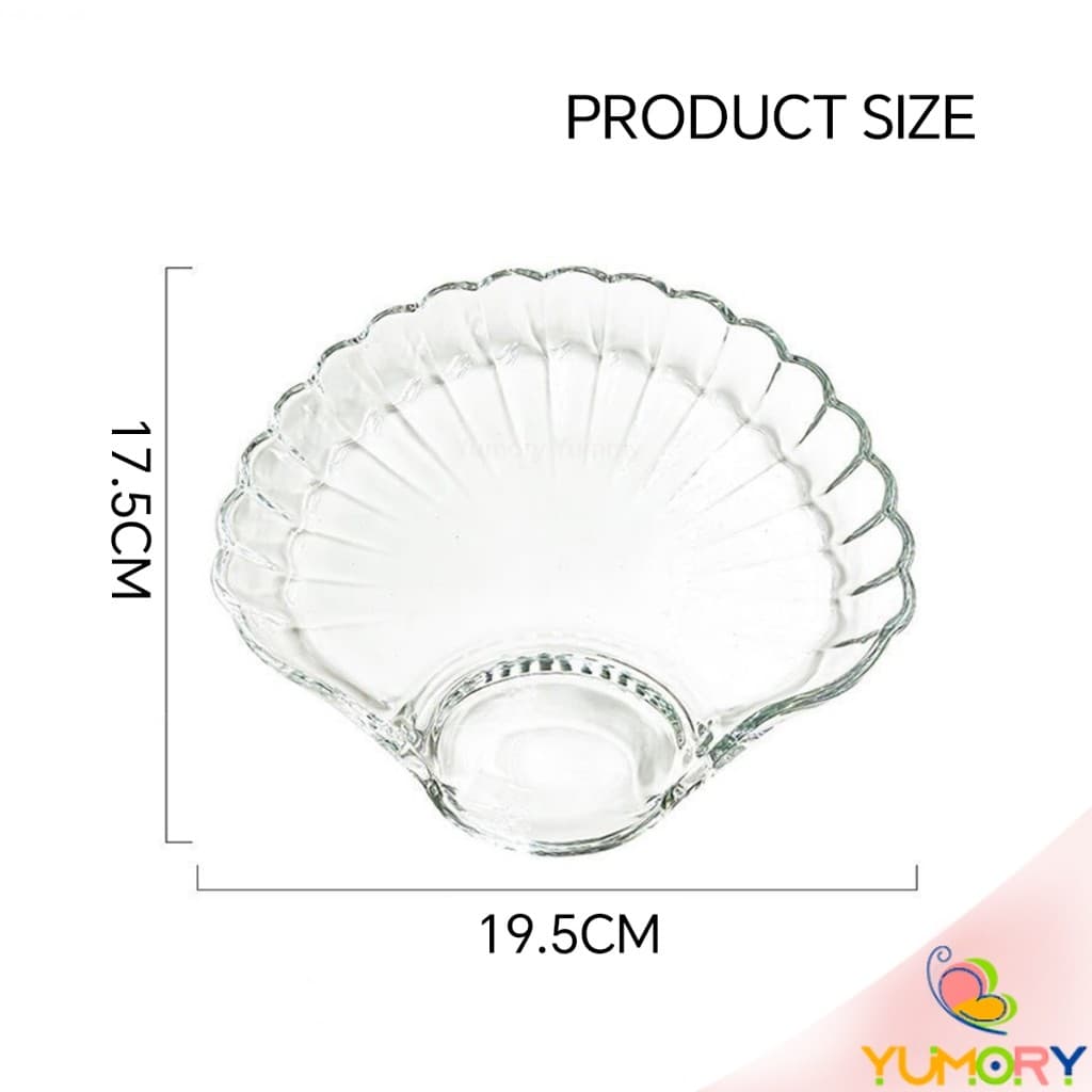 Yumory จานพลาสติกใส พร้อมที่ใส่น้ำจิ้ม จานใส่ขนม จานใส่เกี๊ยว จานมีช่องใส่น้ำจิ้ม 1 ใบ Plastic plate รูปที่ 8