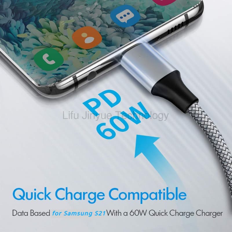 5 เมตร/8 เมตรยาวประเภท C สายชาร์จเร็ว USB C สายส่งข้อมูลสายชาร์จสําหรับ HONOR 400Pro 40lite LKY8 USB C fast charger สายไฟ รูปที่ 8