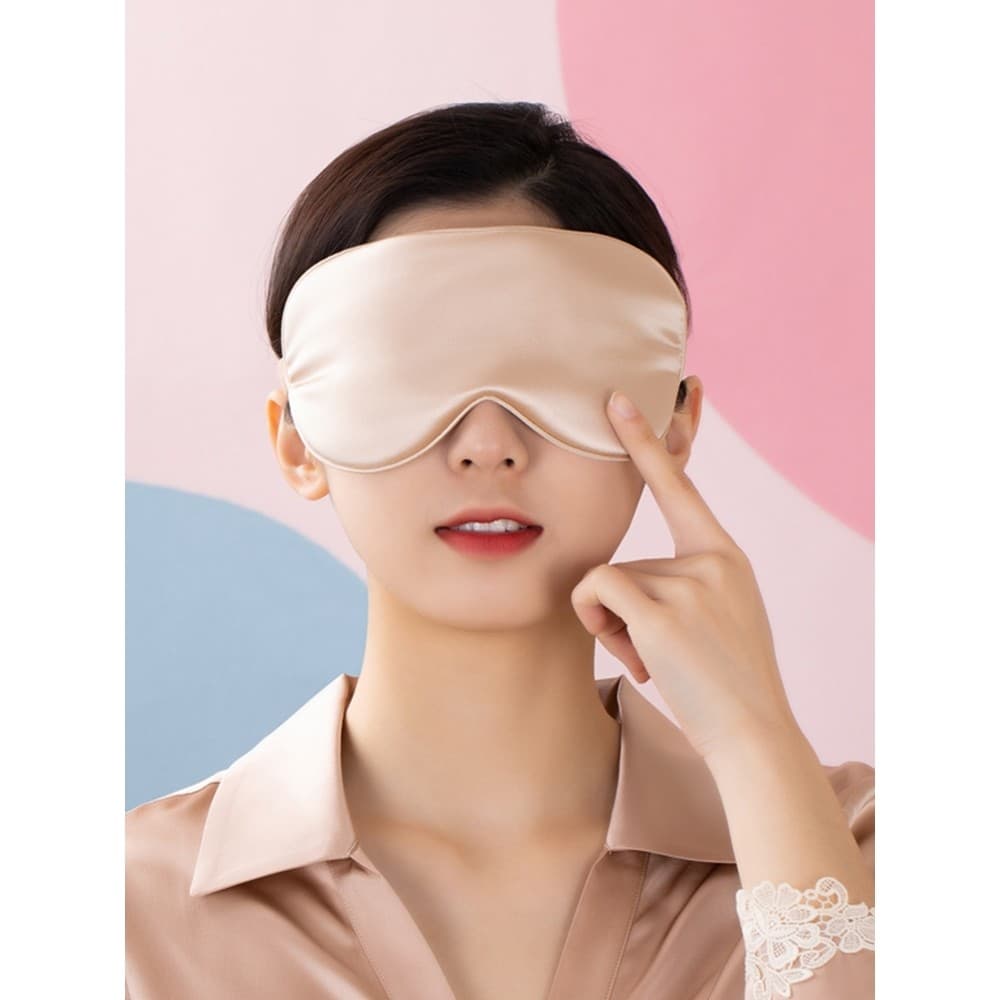 หน้ากากปิดตานอนหลับ โฟมเมมโมรี่ 3D ปิดทึบแสง 100% นุ่มสบาย สําหรับผู้หญิง และผู้ชาย หน้ากากปิดตา