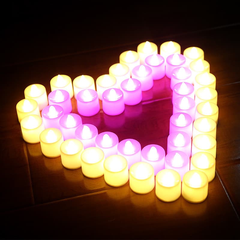 COZII litai เทียน led เทียนปลอม เทียนไฟฟ้า แถมถ่านในตัว เทียนอิเล็กทรอนิกส์ตกแต่งห้อง รูปที่ 6