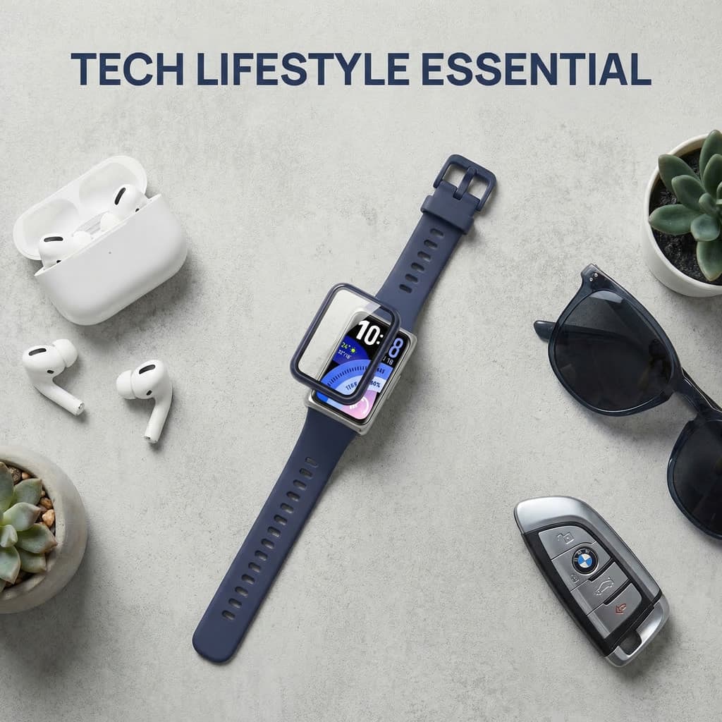กรณีคอมพิวเตอร์ซิลิโคนสายรัดสำหรับ for Smartwatch Huawei Band 11/11 Pro สายยางป้องกันหน้าจอ อุปกรณ์เสริม รูปที่ 7