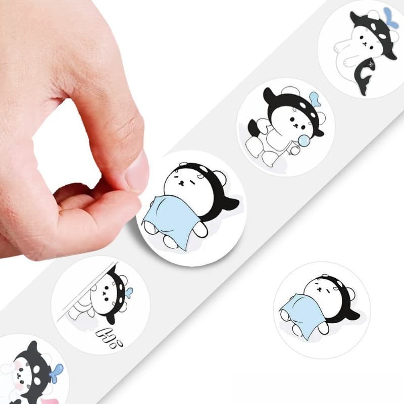 Taynew Polcasan การ์ตูน Diy สติกเกอร์คอลเลกชัน 500 ชิ้น Gmmtv คู่มือสติกเกอร์ตกแต่งของขวัญ รูปที่ 9