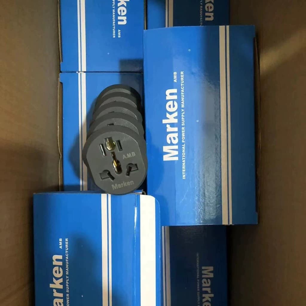 หัวแปลงปลั๊กไฟ 3000W ปลั๊กอะแดปเตอร์ ปลั๊กอย่างดี ใช้กับขาปลั๊กจีนได้ T168 อเนกประสงค์สีดำและขาว รูปที่ 8