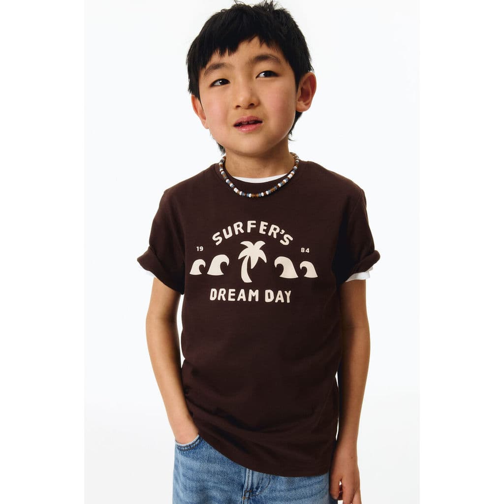 H&M เสื้อยืดพิมพ์ลาย เด็กผู้ชาย 1324846_6 รูปที่ 8