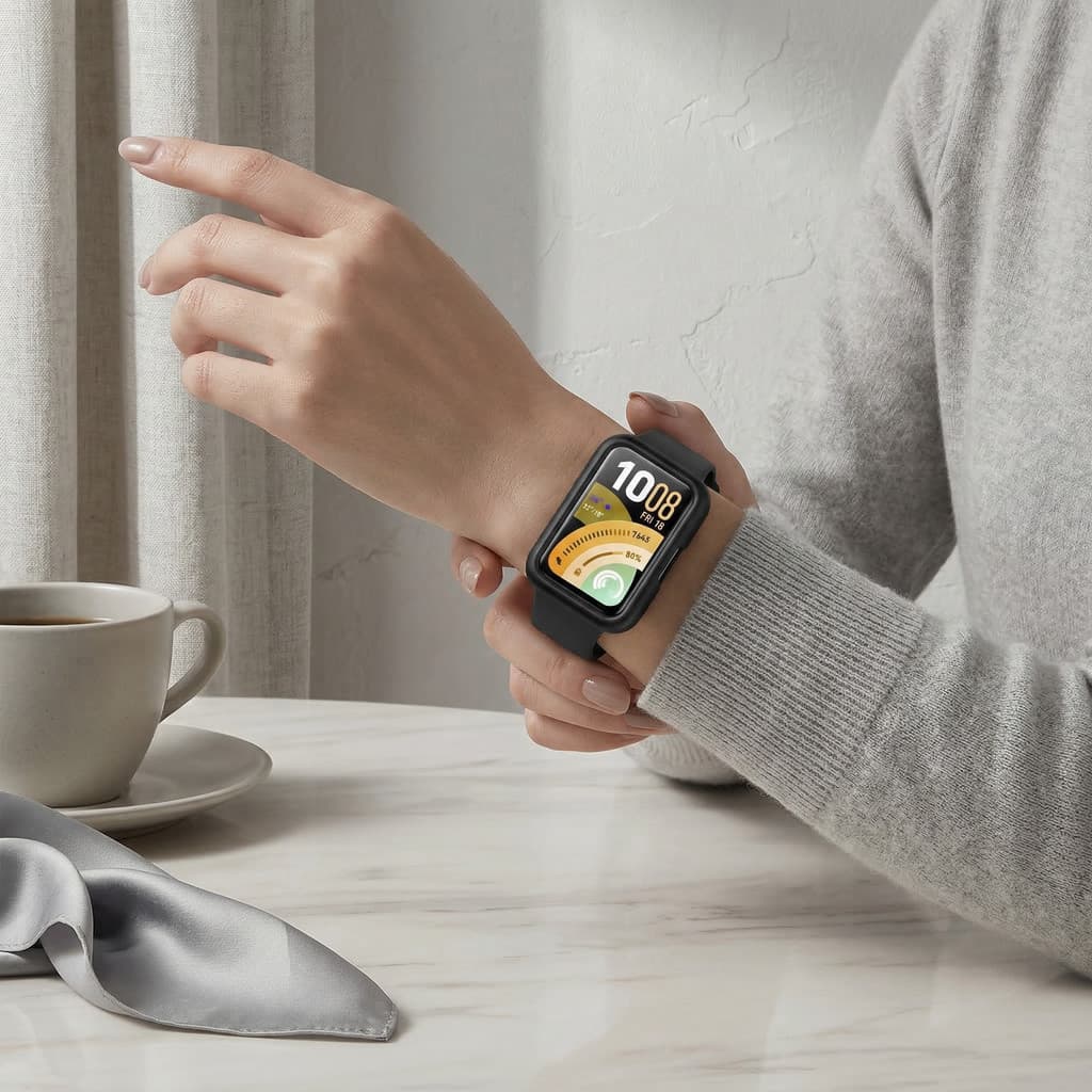 กรณีคอมพิวเตอร์ซิลิโคนสายรัดสำหรับ for Smartwatch Huawei Band 11/11 Pro สายยางป้องกันหน้าจอ อุปกรณ์เสริม รูปที่ 5