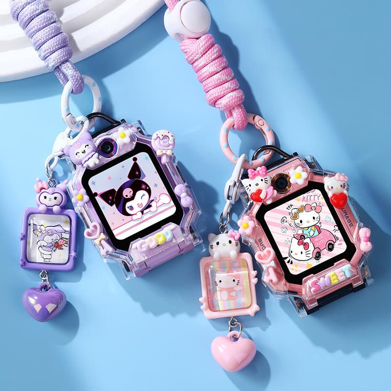⭐ ⭐ IMOO Z1/Z6/Z7สายคล้องคอไนล่อนปรับได้น่ารัก IMOO Z6 อุปกรณ์เสริมนาฬิกาสำหรับเด็ก สายคล้องคอป้องกันการสูญเสีย รูปที่ 2