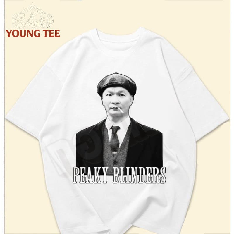 เสื้อวัฒนธรรมสตรีท เสื้อยืดลาย หม่ำ Peaky cotton 100% เสื้อกระแส เสื้อตลก เสื้อขายดี Local Stock COD รูปที่ 2