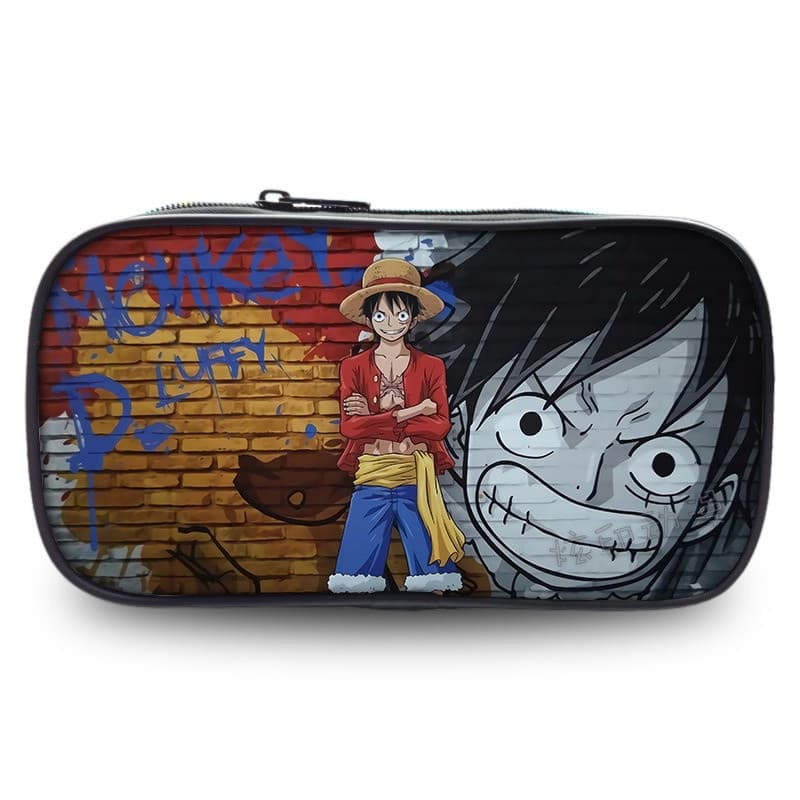 2026 Anime One Piece Luffy ดินสอ Multi-function ดินสอนักเรียนขนาดใหญ่ความจุพิมพ์เครื่องเขียนกล่องดินสอ รูปที่ 4