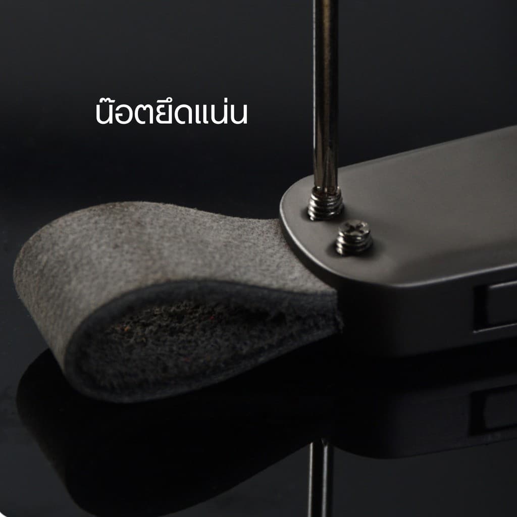 พวงกุญแจหนังแท้พร้อมคลิปสปริงล็อกอัตโนมัติ โลหะ Zinc Alloy พวงกุญแจรถยนต์ คล้องเอวได้ แข็งแรง กันหลุด ใช้งานสะดวกทุกวัน รูปที่ 5
