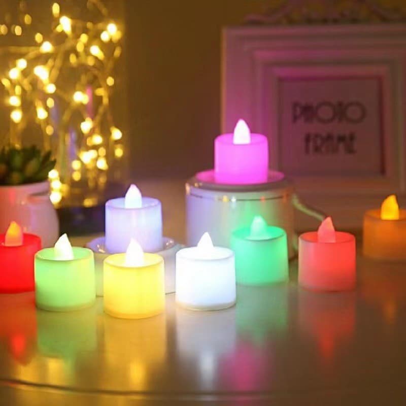 COZII litai เทียน led เทียนปลอม เทียนไฟฟ้า แถมถ่านในตัว เทียนอิเล็กทรอนิกส์ตกแต่งห้อง รูปที่ 4