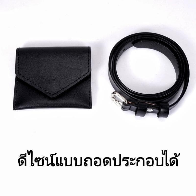 Miss_J จากกทมกระเป๋าคาดเอวหนังPU สไตล์เกาหลี ขนาดกะทัดรัด ใส่บัตร/ของใช้จำเป็น พร้อมใช้งานเป็นเครื่องประดับเอว รูปที่ 7