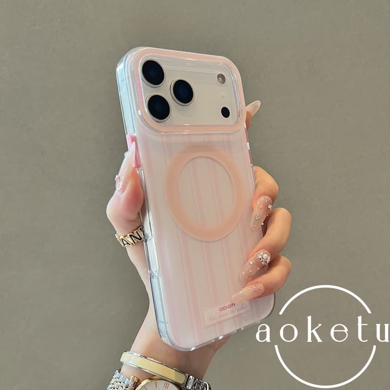 ส่วนบุคคลและมินิมอลลายจุดเหมาะสําหรับ ไอโฟน 16 โปรแม็กซ์ เคสโทรศัพท์แม่เหล็กที่แข็งแกร่ง แอปเปิล 17 อากาศ ใหม่ 15/14/13 แฟชั่นป้องกันการตกซิลิโคนฮาร์ดฝา รูปที่ 5