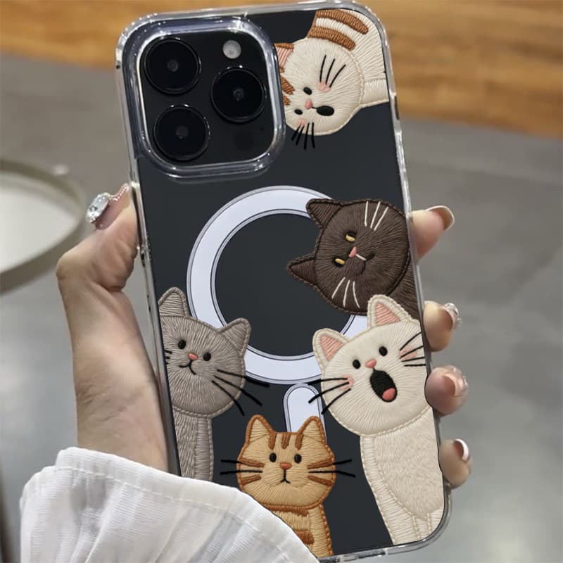 poppaแม่เหล็ก เคสใสกันกระแทก เคสสําหรับไอโฟน เคสชาร์ได้ สำหรับ IPhone 11 12 13 14 15 16 17 PRO MAX 7 8 PLUS X/XS XR รูปที่ 7