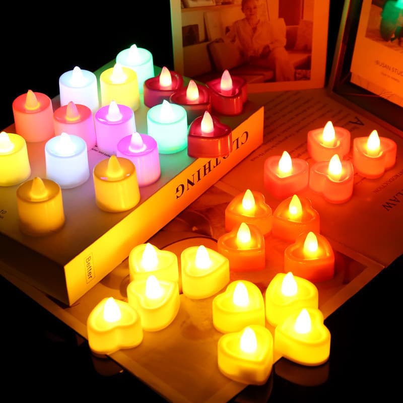COZII litai เทียน led เทียนปลอม เทียนไฟฟ้า แถมถ่านในตัว เทียนอิเล็กทรอนิกส์ตกแต่งห้อง รูปที่ 2