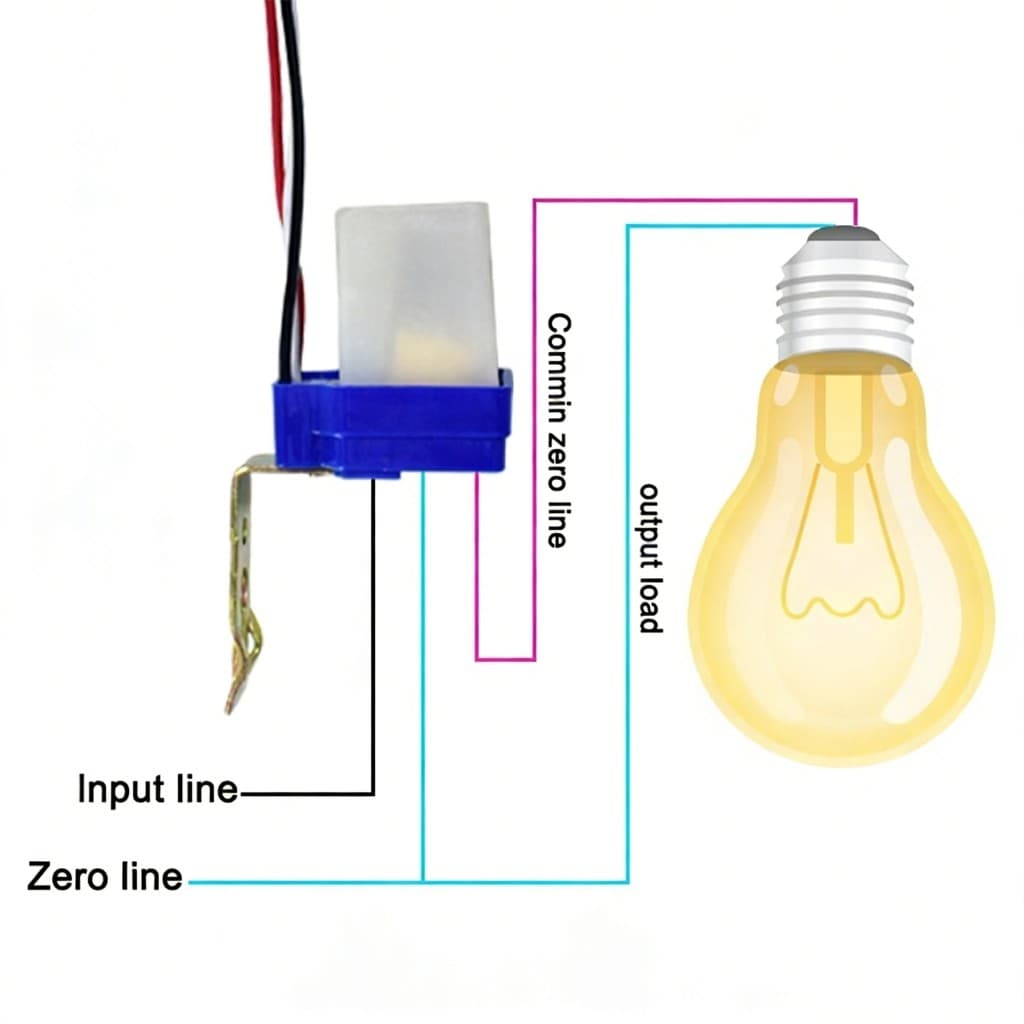 สวิตช์แสงแดด สวิตซ์อัตโนมัติ เปิดปิดอัตโนมัติ 50-60Hz Photocell สวิตช์ไฟถนนตัวควบคุมภาพเซ็นเซอร์ - Sensor Street Light รูปที่ 3