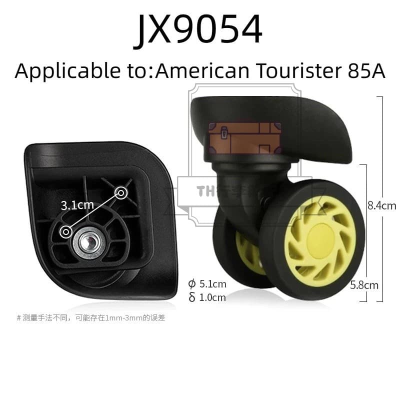 American Tourister อุปกรณ์เสริมกระเป๋าเดินทาง ล้อเปลี่ยน 360° Universal ขนาดมาตรฐาน ยางนุ่ม ไม่เจ็บชั้น ชุด 2 รูปที่ 2