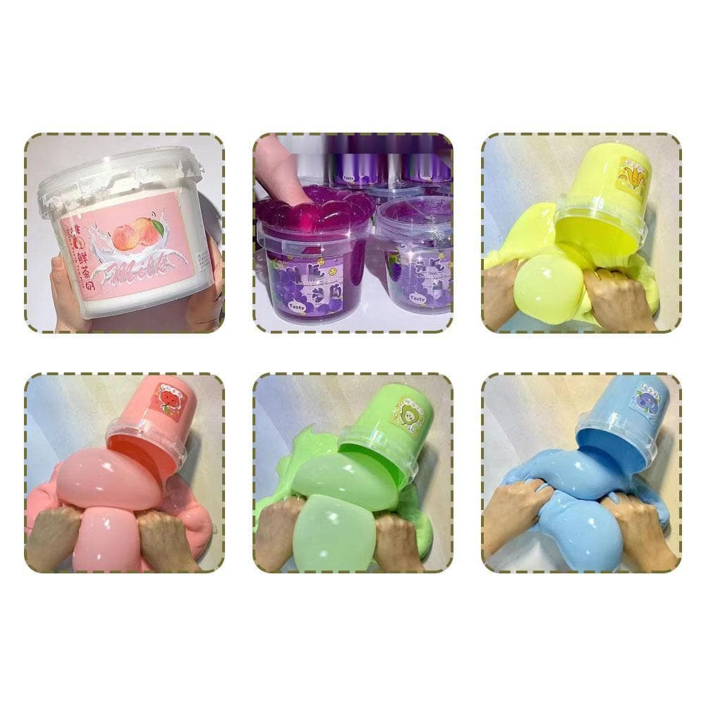 ของเล่นโคลนนม Slime Kit เด็กการสร้างแบบจําลอง Clay ของเล่นปลอดภัย Anti Stress ของขวัญสําหรับสาวเด็ก รูปที่ 9