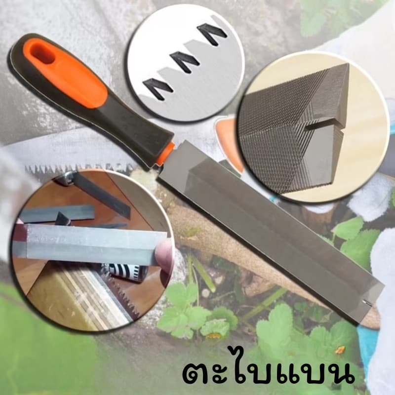 TT HOME ที่ลับตะไบเหล็กลับคม ตะไบสามเหลี่ยม ตะไบเหล็ก งานละเอียด สำหรับลับคมและยืดมือเลื่อย สินค้า รูปที่ 3