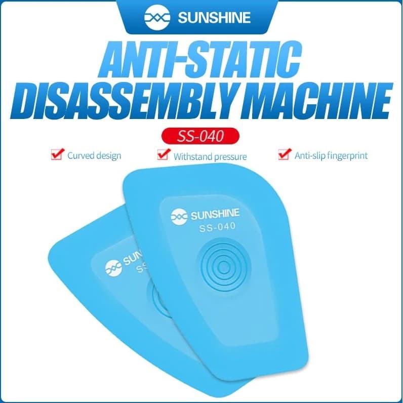 SUNSHINE SS-040 เครื่องมือถอดชิ้นส่วนแบตเตอรี่โทรศัพท์มือถือ ป้องกันไฟฟ้าสถิตย์ DIY รูปที่ 1