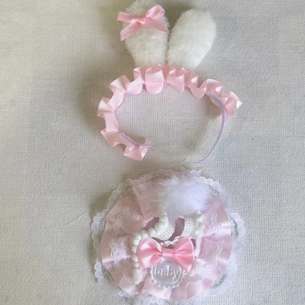 Hand-Made sp เสื้อผ้าเด็กรุ่นที่สามชุด 10 ซม.ฤดูหนาวการเคลื่อนไหว Koori Garden Hairband สายรัดกระโปรงชุดสองชิ้น รูปที่ 7