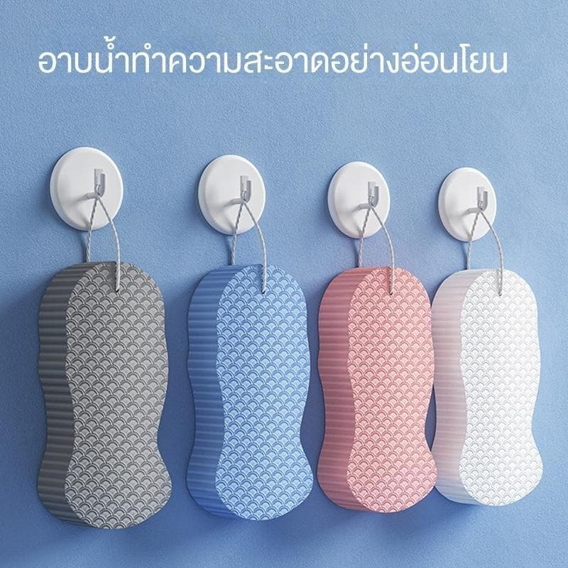 LoomLab ฟองน้ำขัดตัว ฟองน้ำขัดขี้ไคล ฟองน้ำถูตัว ฟองน้ำทำความสะอาดผิวกาย รูปที่ 2