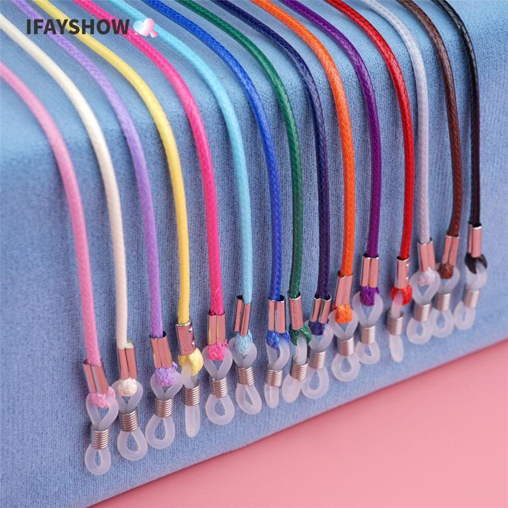 IFAYSHOW แว่นกันแดดสายคล้องโซ่พรีเมี่ยม สําหรับแว่นอ่านหนังสือ เชือกคล้องแว่นตา รูปที่ 1