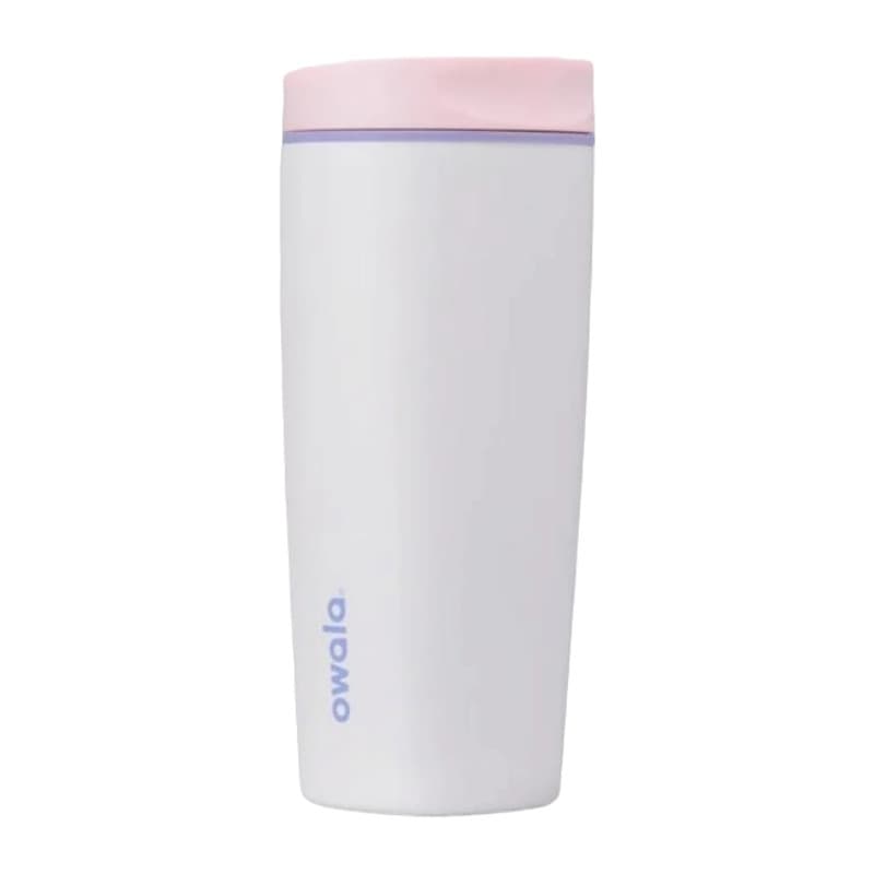 ถ้วยกาแฟ Owala SmoothSip - แก้วน้ํารักษาอุณหภูมิ 12 ออนซ์ ฝาเลื่อน เหมาะสําหรับผู้เดินทาง รูปที่ 4