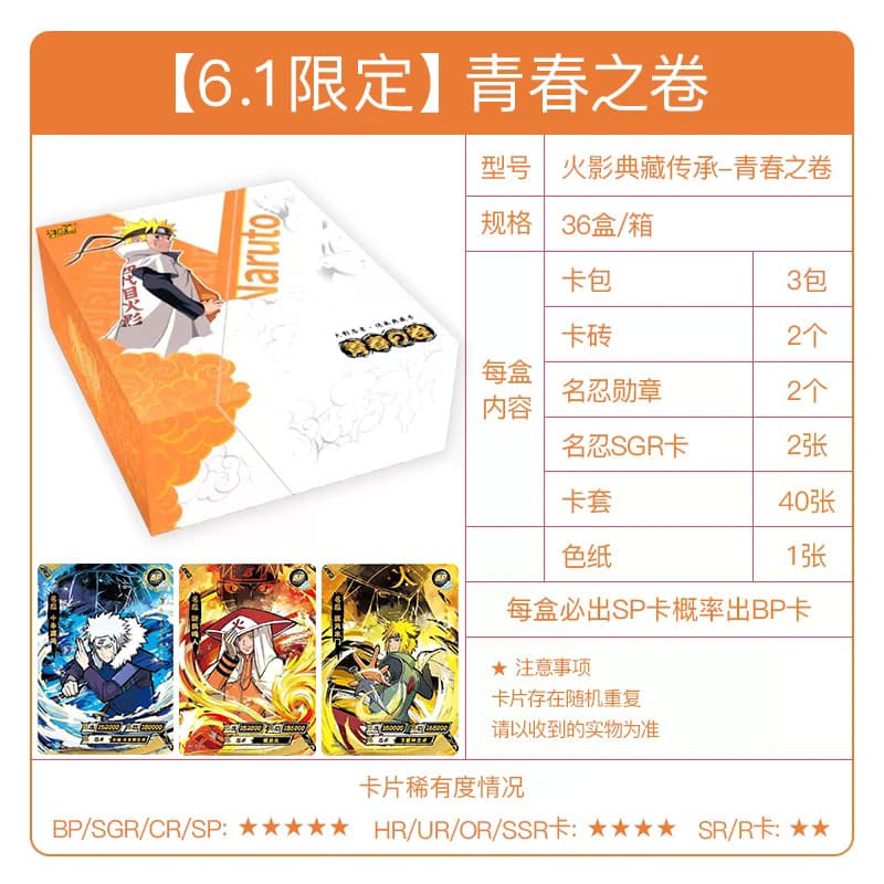 การ์ดนารูโตะเลื่อนกล่องของขวัญเยาวชนอะนิเมะสินค้าบัตรชื่อนินจาเหรียญ รูปที่ 3