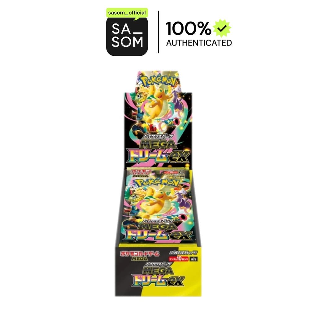 Pokemon MEGA "Dream ex" Booster Box | ของแท้ ตรวจสอบโดย SASOM รูปที่ 1