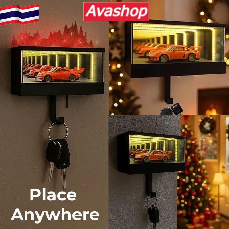 ที่แขวนพวงกุญแจโรงรถอินฟินิตี้, ที่ใส่กุญแจแขวนผนัง, ตกแต่งผนัง, สําหรับผู้ที่ชื่นชอบรถสํานักงานห้องโถง รูปที่ 2