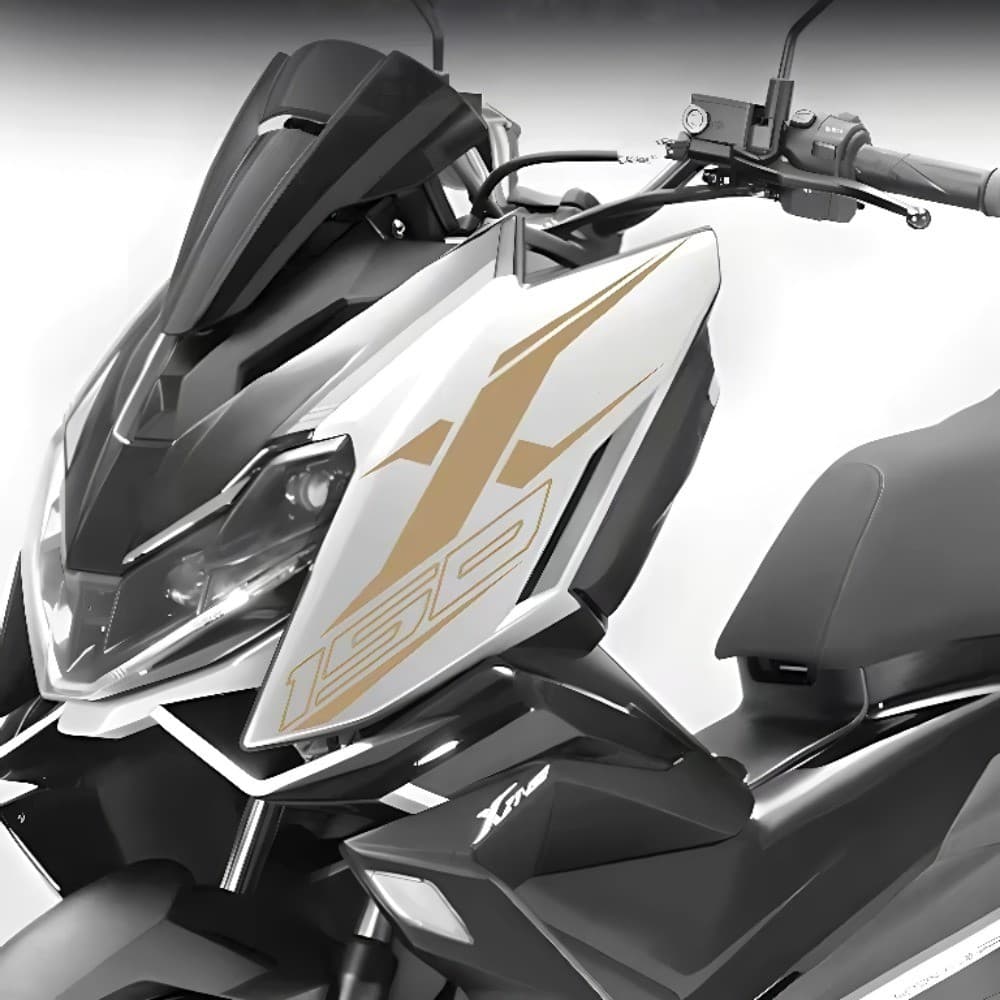 สําหรับ ZONTES 150X 2026 สติ๊กเกอร์ตกแต่งชุดสี สติกเกอร์ fairing สติกเกอร์ PVC zontes 150x สะท้อนแสงกันน้ําไวนิล decal อุปกรณ์เสริมรถจักรยานยนต์ รูปที่ 2