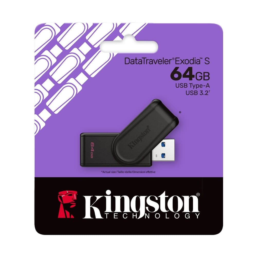 Kingston Flash Drive DTXS 64GB USB 3.2 Gen 1 Black Warranty 5 Years รูปที่ 5