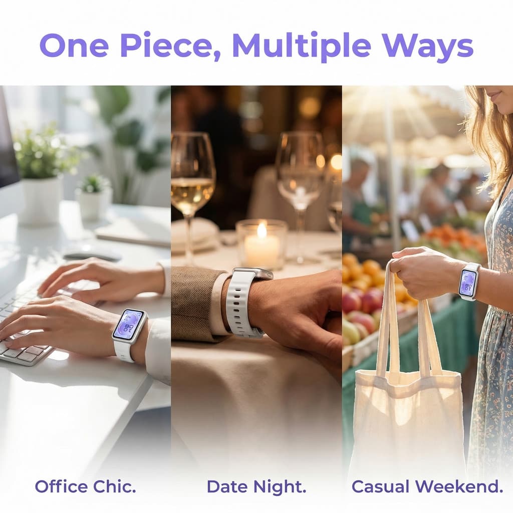 สายยางซิลิโคน for Smartwatch Huawei Band 11/ 11 Pro อุปกรณ์เสริมสายรัดข้อมือสายรัดข้อมือแบบปรับได้ for Huawei Band 11 รูปที่ 3