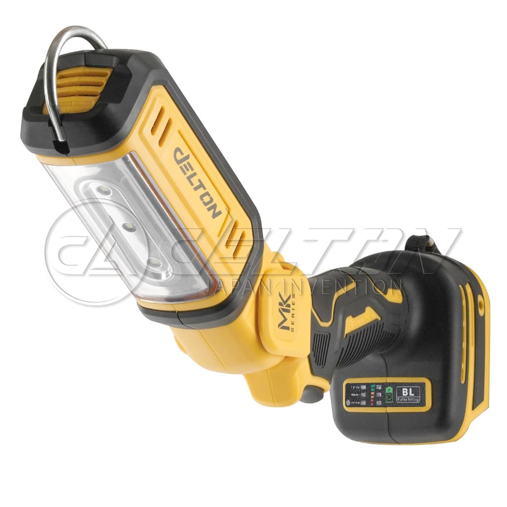 DELTON ไฟฉายไร้สาย 600LM สปอตไลท์ LED แบบพกพา รุ่น MKT-55FL ใช้งานร่วมกับ แบตเตอรี่ DELTON UltraFlex และ TURBO FORCE รูปที่ 5