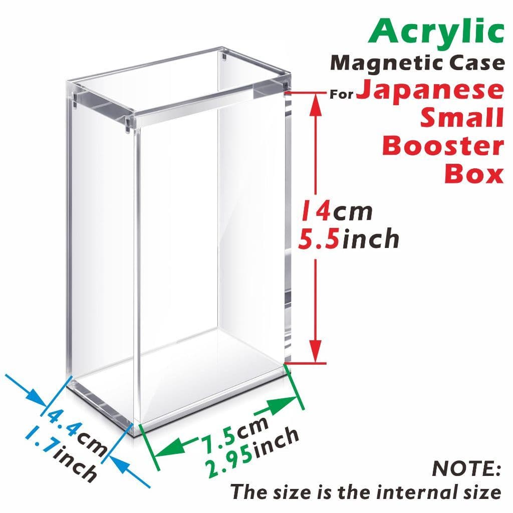 1PC Acrylic Magnetic Case For ETB /English Booster/Japanese Small Booster/Japanese Booster 5mm Thick Protector Stackable รูปที่ 6