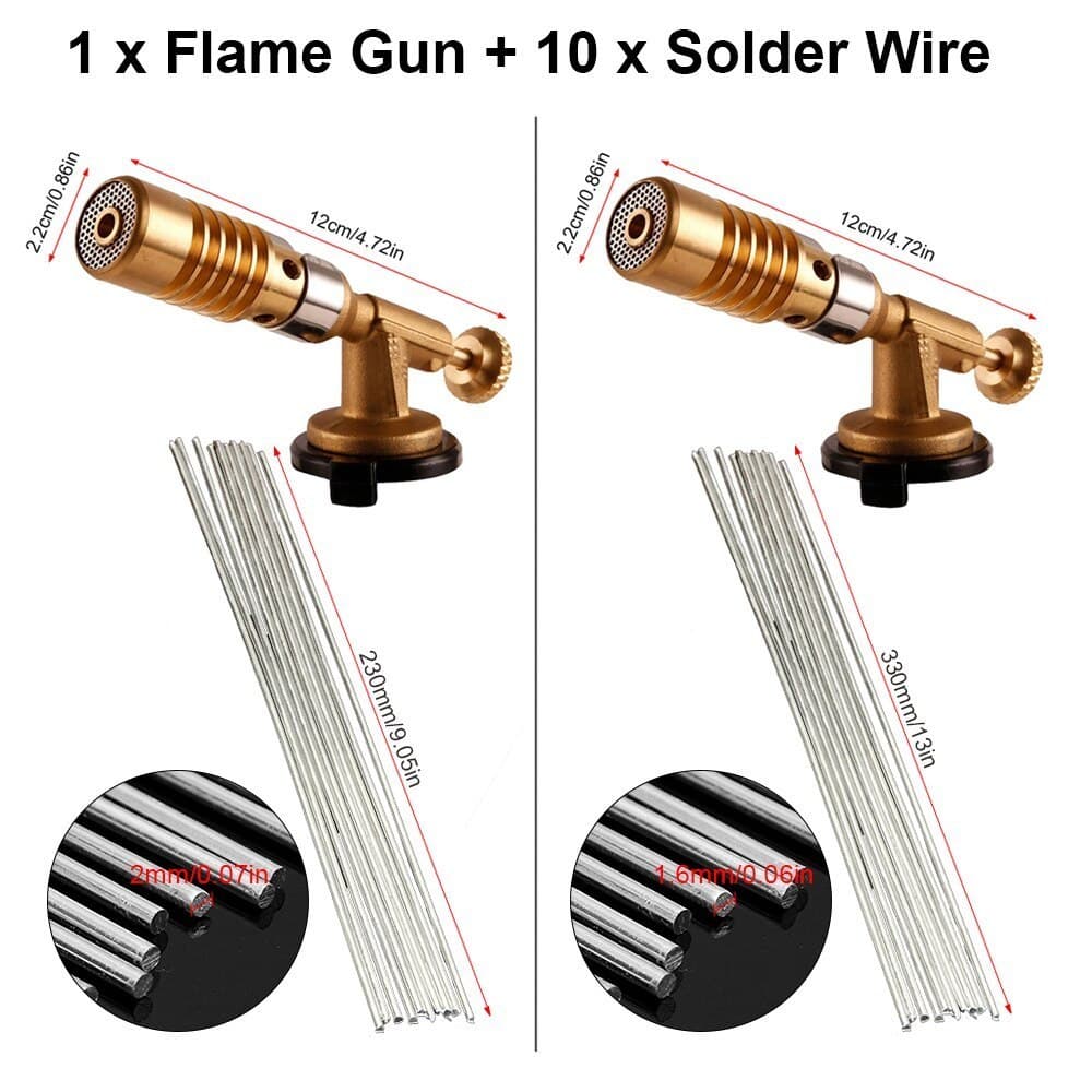 หัวพ่นไฟ หัวพ่นแก๊ส Gas Torch สำหรับแก๊สกระป๋องให้ความร้อนสูง รูปที่ 4