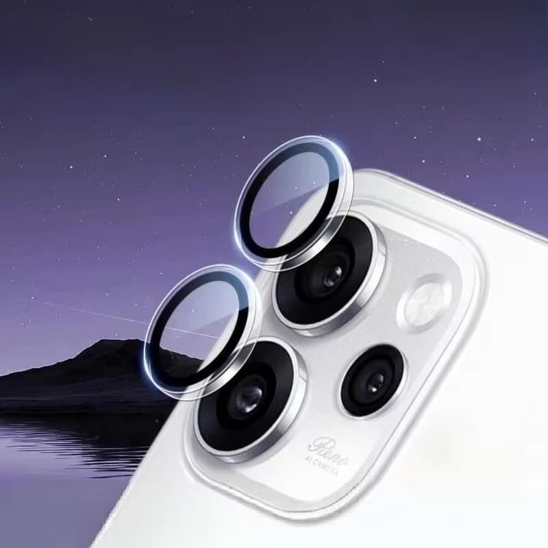 Reno 15 Pro โลหะแหวนกล้องสําหรับ OPPO Reno 15 14 Pro Max F OPPOReno15 ProMax 5G แหวนโลหะป้องกันหน้าจอกระจกนิรภัยกล้องเลนส์ป้องกันฟิล์ม รูปที่ 2