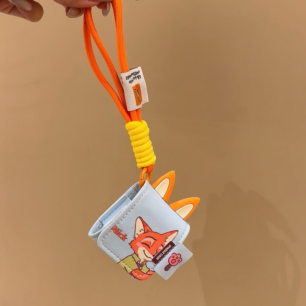 สําหรับ AIRPODS 1 2 4 ANC PRO 3 Flip Handheld หูฟังกระเป๋า 3D หู Zootopia ฝาครอบป้องกันปลอก รูปที่ 8