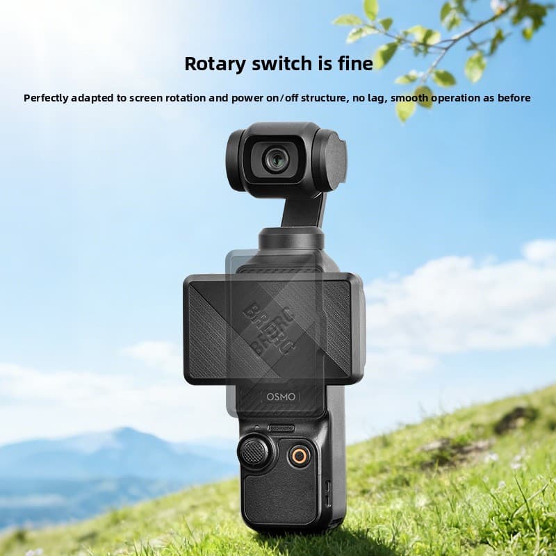 เหมาะสําหรับ Big DJI OSMO POCKET 4/Pocket 3 Screen Hood Sunshade ฝาครอบป้องกันแบบพับได้ Anti-Glare อุปกรณ์เสริม รูปที่ 5