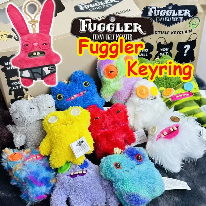 CODFUGGLER พวงกุญแจ พวงกุญแจสัตว์ประหลาด น่ารัก ของเล่นตุ๊กตา รูปที่ 1