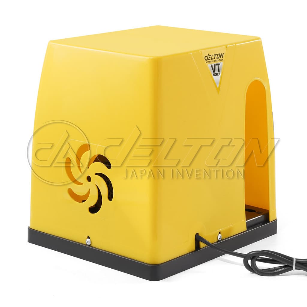 DELTON ปั๊มน้ำอัตโนมัติ ระบบอินเวอร์เตอร์ ขนาดท่อ 1 นิ้ว 400W VT Series รุ่น DTVT-22F พร้อมฝาครอบ ครบชุด รูปที่ 4