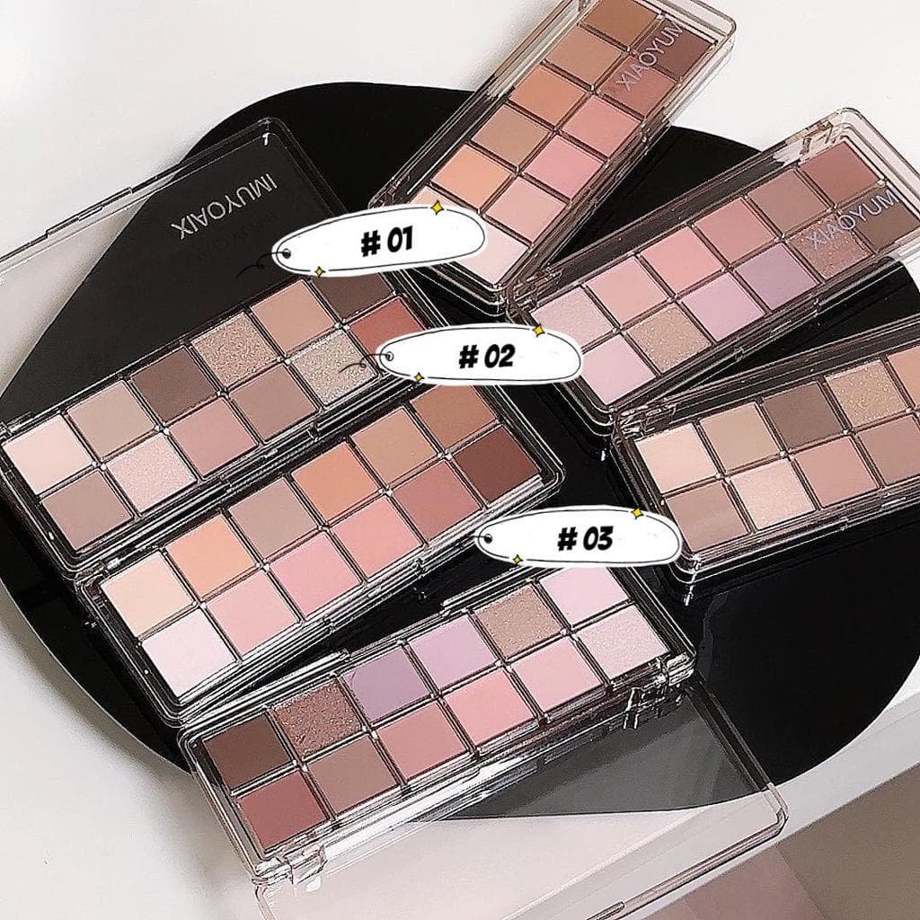 happy-girl: พาเลตตา 12 สี บลัชออน+ไฮไลต์+เฉดดิ้ง จบในตลับเดียว พีชชมพู บ๊วยหวาน ยีนส์วินเทจ ครบทุกลุค ติดทน รูปที่ 5